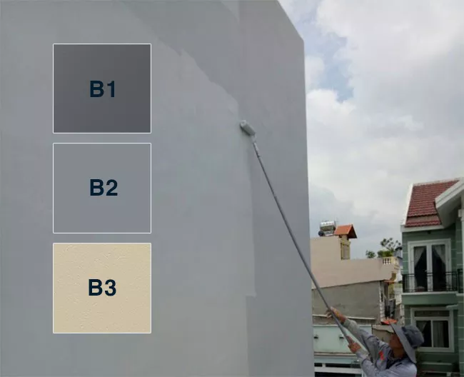 bảng màu sơn chống thấm tường đứng