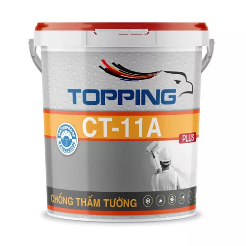 Sơn chống thấm màu tường đứng Topping