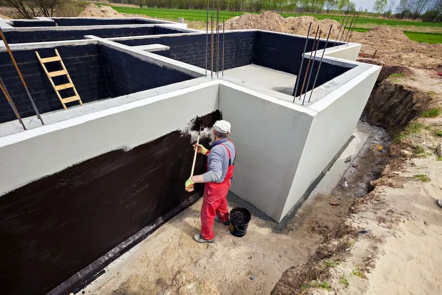 chống thấm tầng hầm bằng bitum