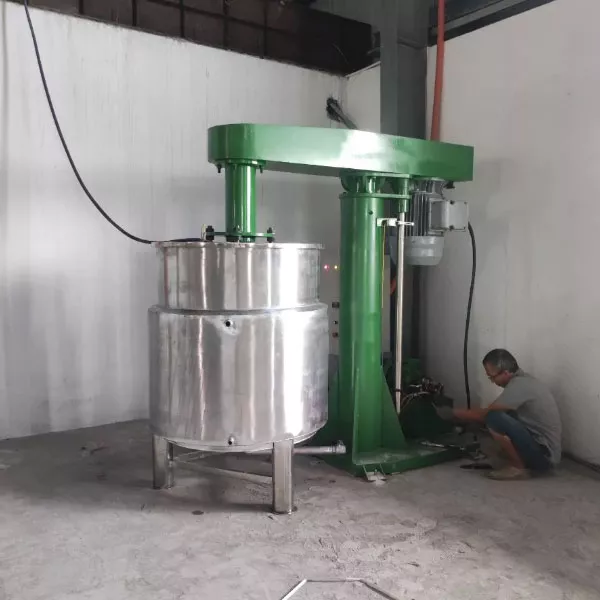 Máy khuấy sơn và nghiền rổ bi 2 in 1