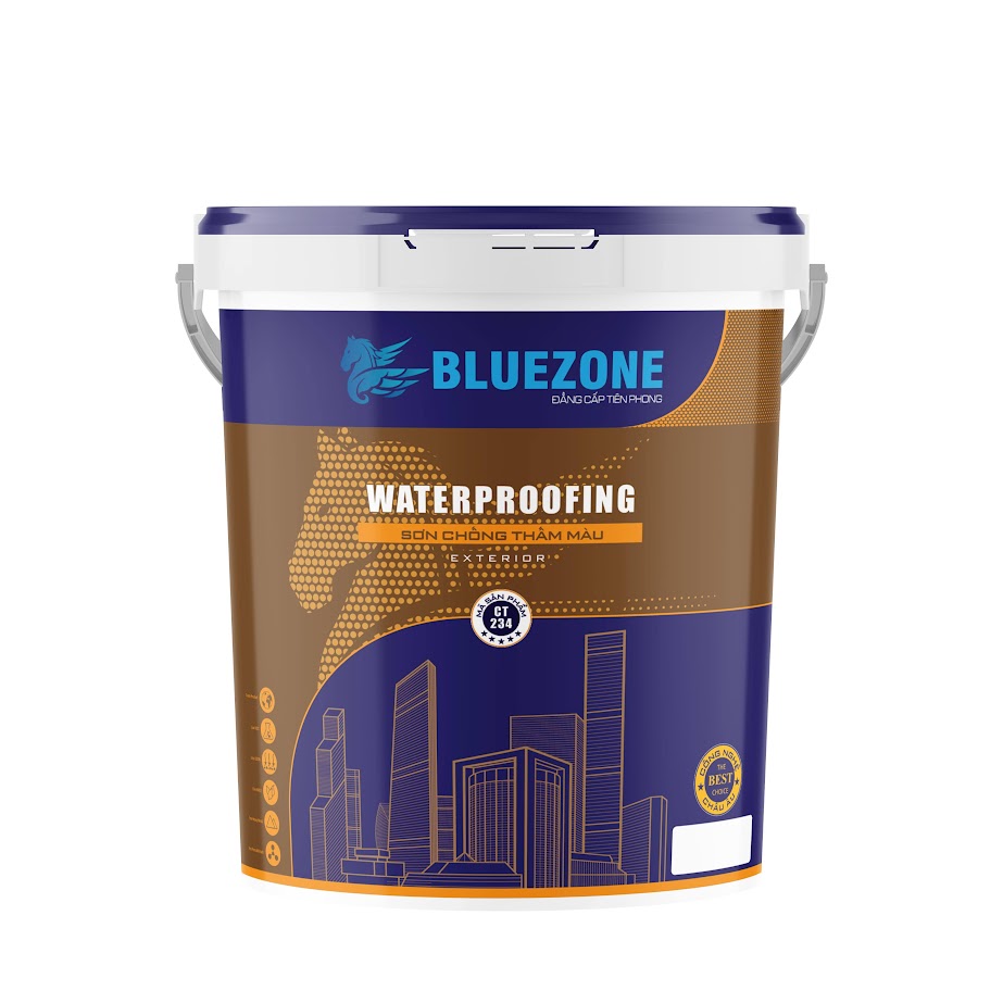 sơn chống thấm màu bluezone