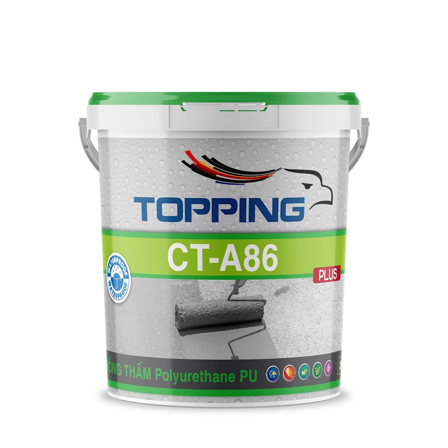 Sơn chống thấm sàn hệ co giãn PU thương hiệu Topping