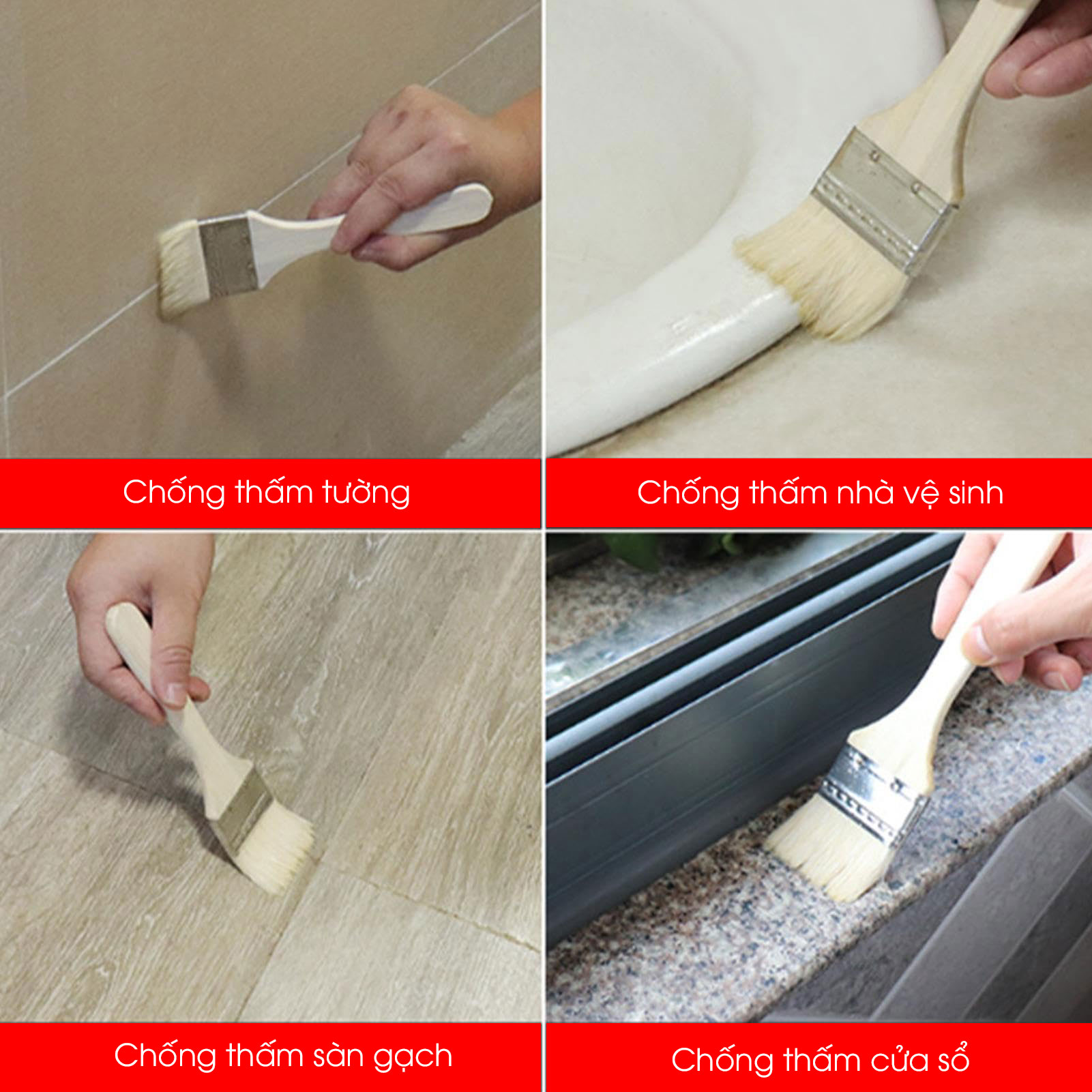chống thấm trong suốt 2 thành phần