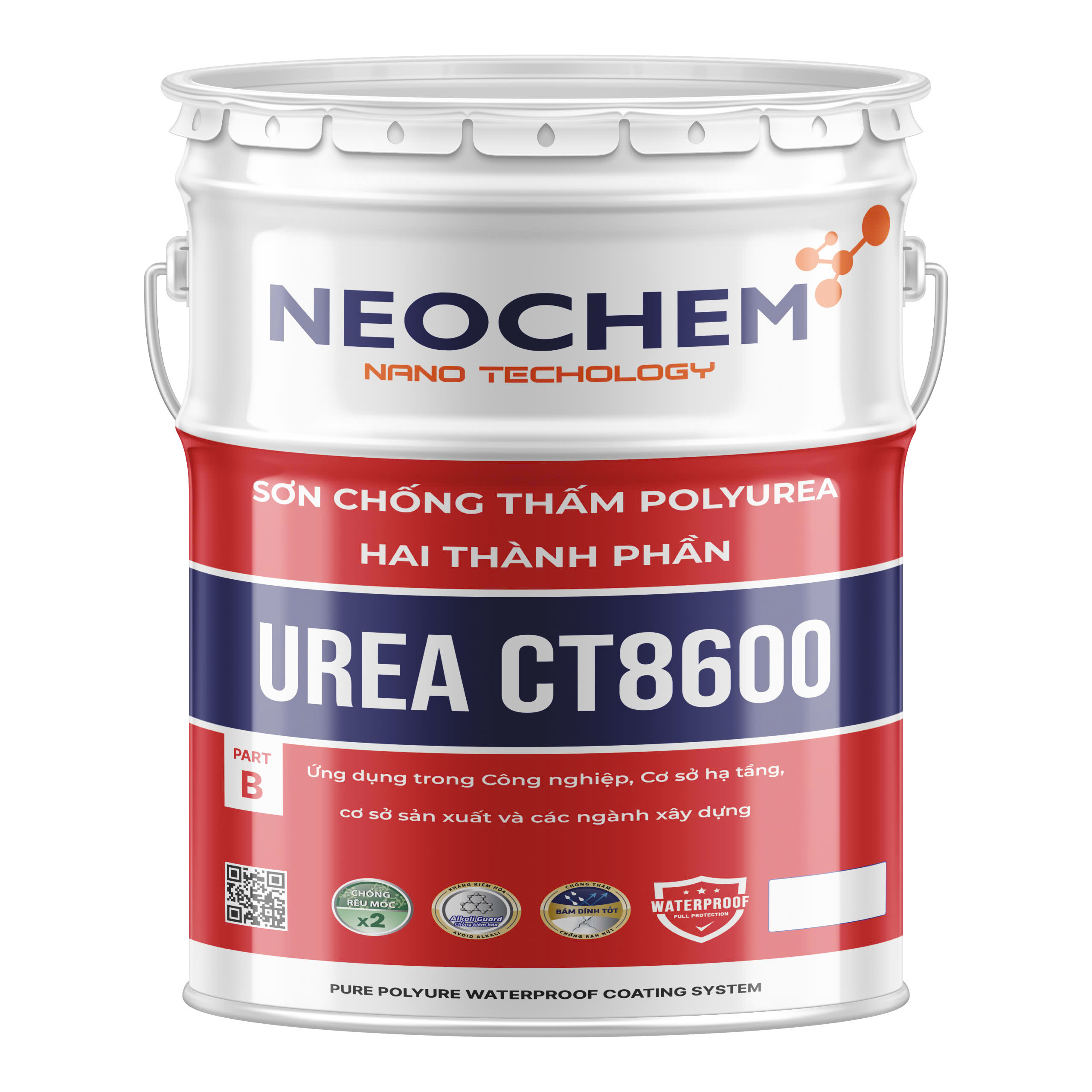 Sơn chống thấm Polyurea 2 thành phần Neochem CT6800
